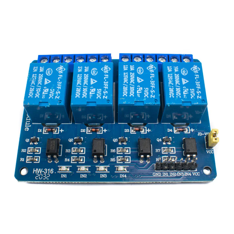 4 Channel 5V 10A Relay Module with optocoupler