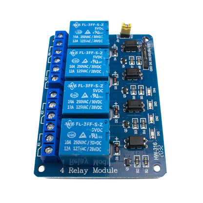 4 Channel 5V 10A Relay Module with optocoupler