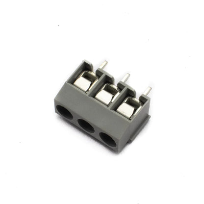 3 Pin PCB Terminal Block 5mm Pitch 10A Rating YX126 (Grey)