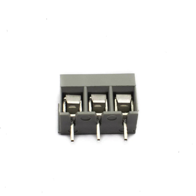 3 Pin PCB Terminal Block 5mm Pitch 10A Rating YX126 (Grey)