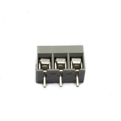 3 Pin PCB Terminal Block 5mm Pitch 10A Rating YX126 (Grey)