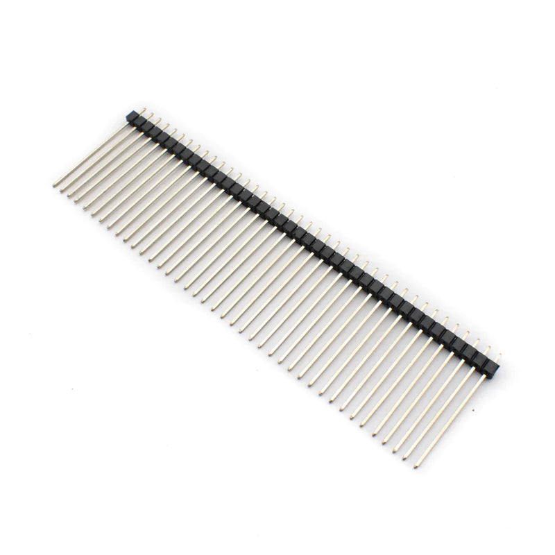 2.54mm 1x40 Pin 30mm Long Male Straight Single Row Brass Header Strip