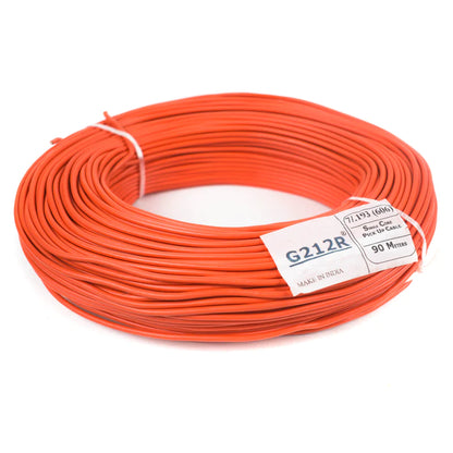 23 AWG Shielded Multi Strand Wire - 7/0.193mm (Orange) 90 meter