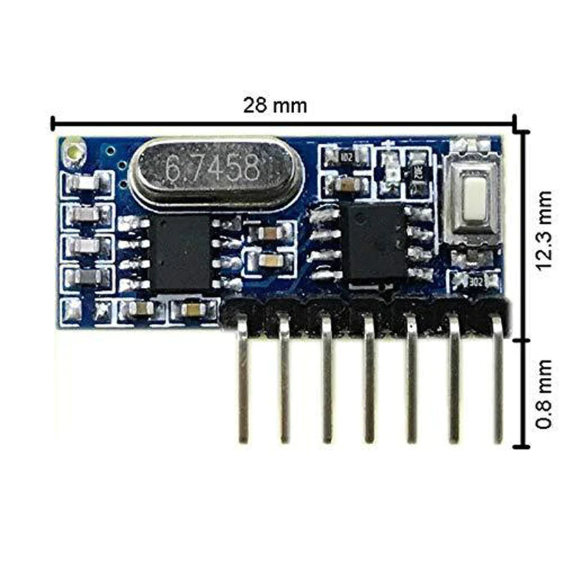 Electronic|Electronic component|QIACHIP Wireless 433Mhz RF Module Receiver Remote Control|RF Module Receiver|QIACHIP|433Mhz RF Module Receiver|Remote Receiver|433Mhz|RF 433MHz|RF transmission|RF transmitter and receiver modules|modules|Arrow|Arrowtech|Arrowtechcart|Arrowtechcart.com