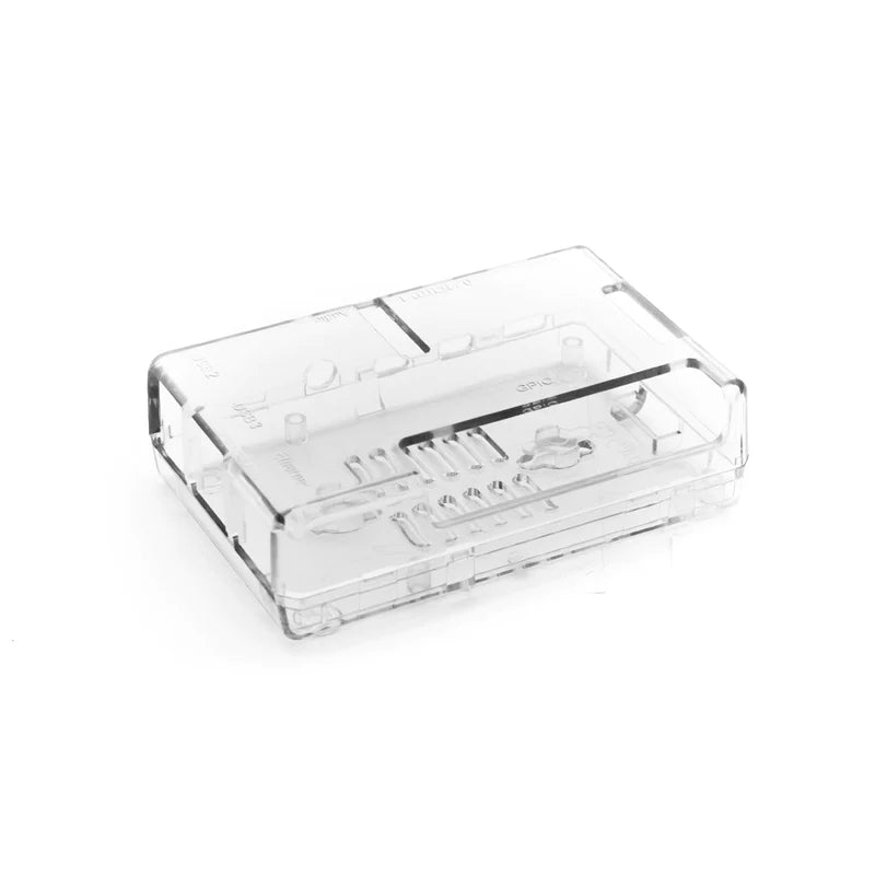 Transparent ABS Case for Raspberry PI 4 with a cooling Fan Slot