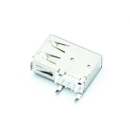 USB Type-A Vertical Female Jack Solder Connector