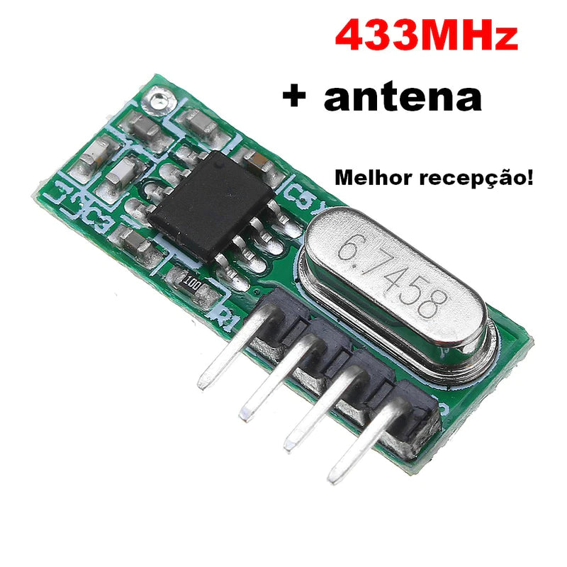 RF Receiver Module 433MHz 433.92MHz RX217 RX500 with antenna ...