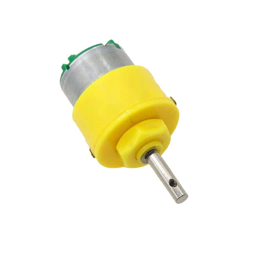 12V 400 RPM Centre Shaft DC Geared Motor For Robot Platform RC Car ...